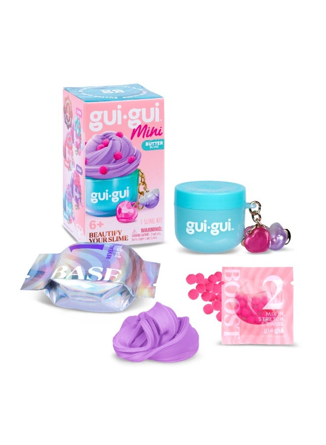 Gui-gui Slime Mini Single Pack Pocket Sized Slime, Assorted 1 Piece (Style & Color May Vary) Each Sold Separately | Keychain Slime | Collectible Slime | Creative Fun Ideas | Develops Sensory Skills | Entertaining Toy | Stress Relief Toys for Kids